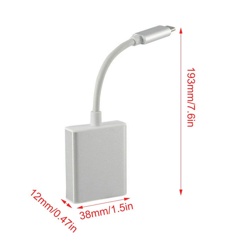 BOXNUBE USB 3.1 Type C to VGA Converter Adapter Cable for MacBook Chromebook BOXNUBE USB 3.1 Type C to VGA Converter Adapter Cable for MacBook Chromebook